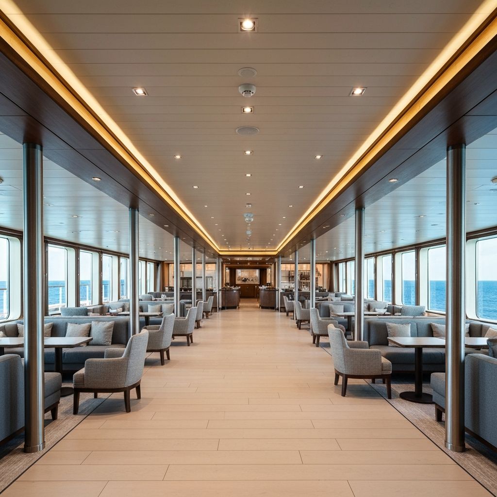 Интерьер круизного лайнера